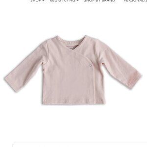 Pehr Essentials Wrap Cardigan in Powder Pink
